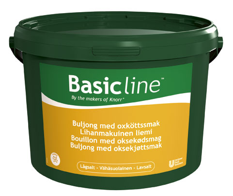 Basic Line lihanmakuinen liemi 5kg/1000l vähäsuolainen