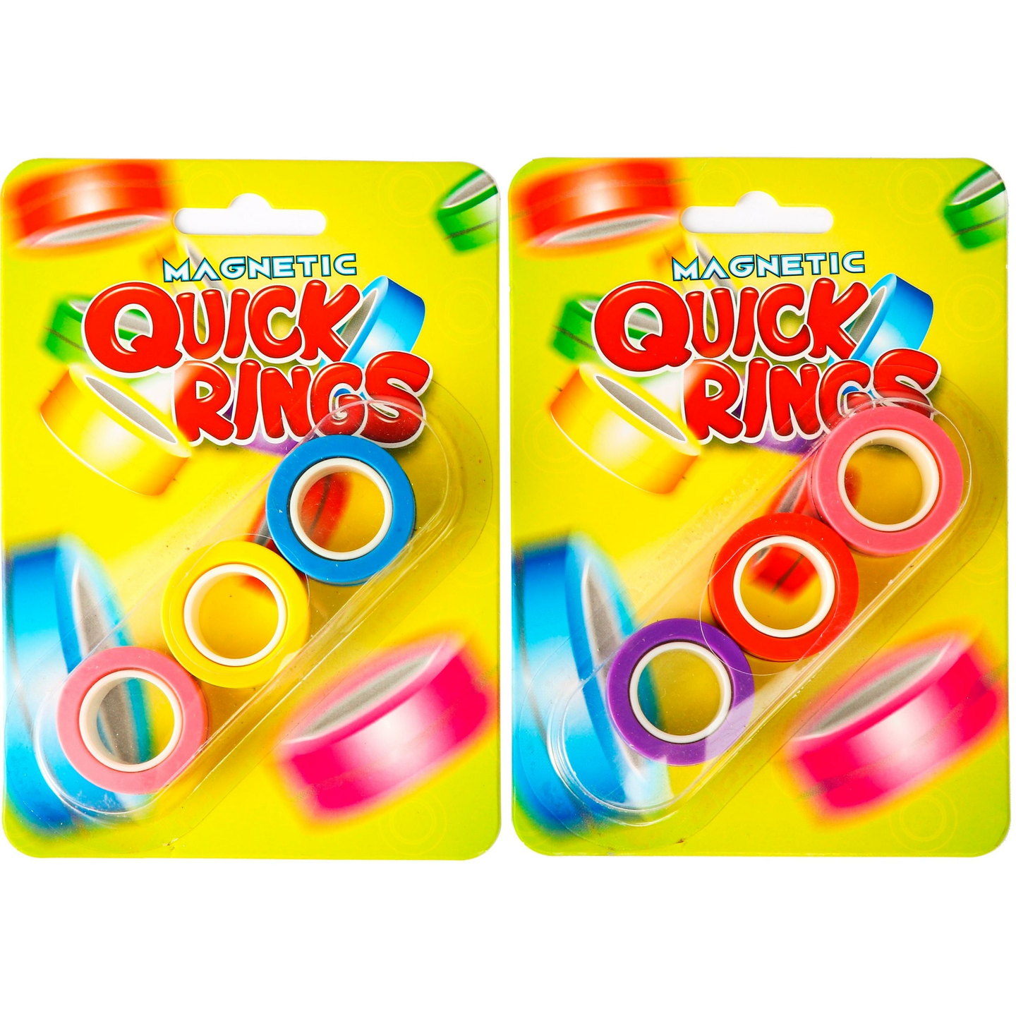 Magnetic Quick Rings Neon 3 kpl | K-Ruoka Verkkokauppa