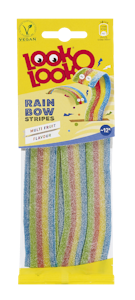 Look-O-Look Rainbow stripes 90g Viinikumimakeinen