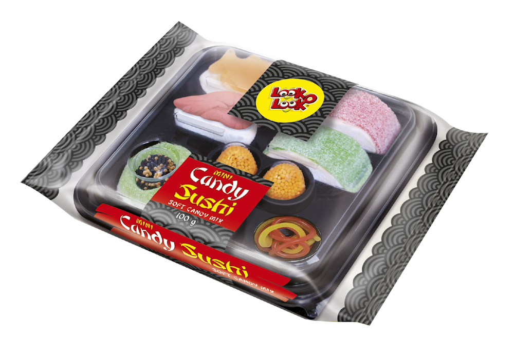 Look-O-Look Candy Sushi 100g Soft candy mix — HoReCa-tukku Kespro