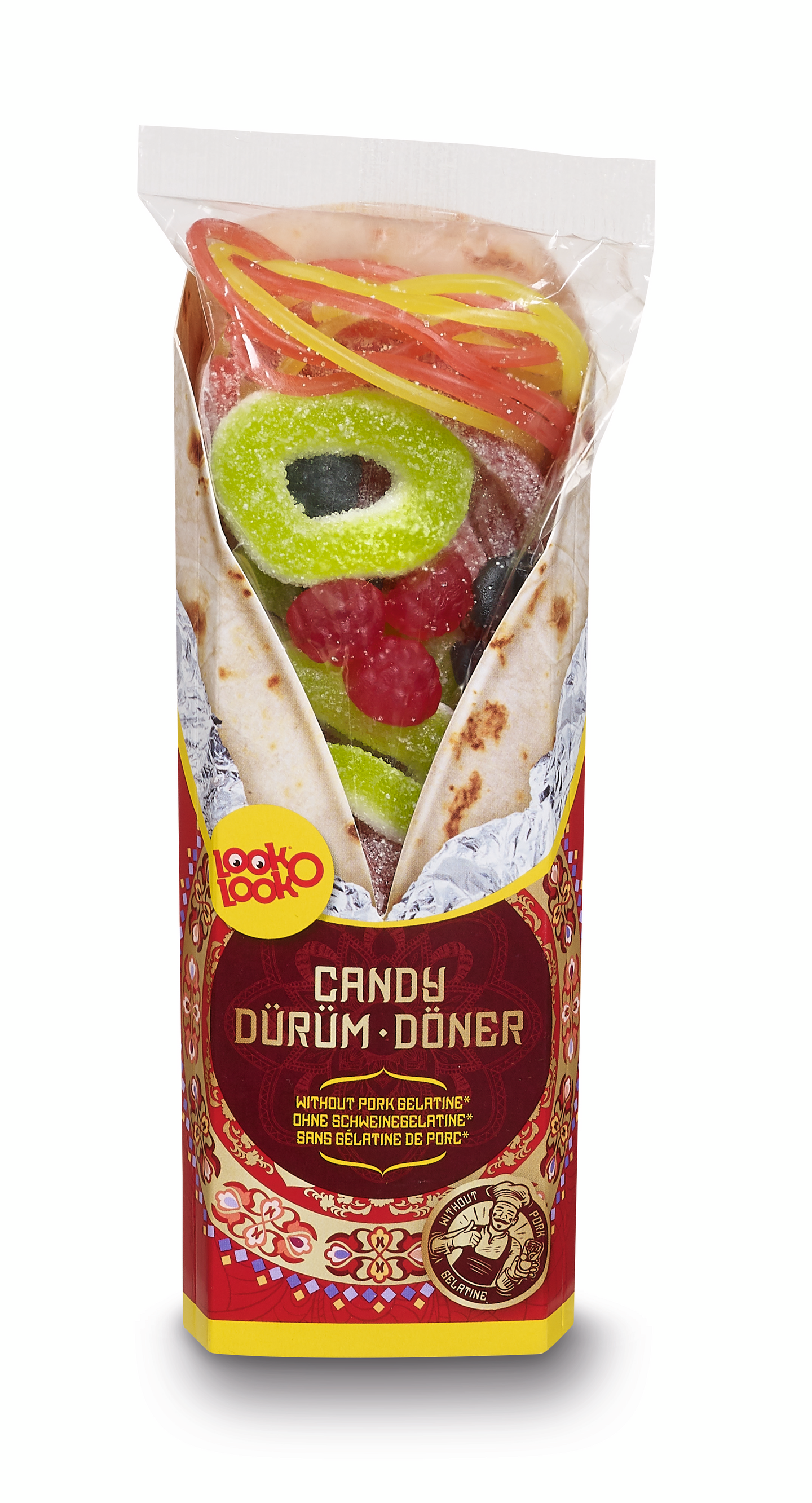 Look-O-Look Candy Dürüm Döner Viinikumimakeinen 100g