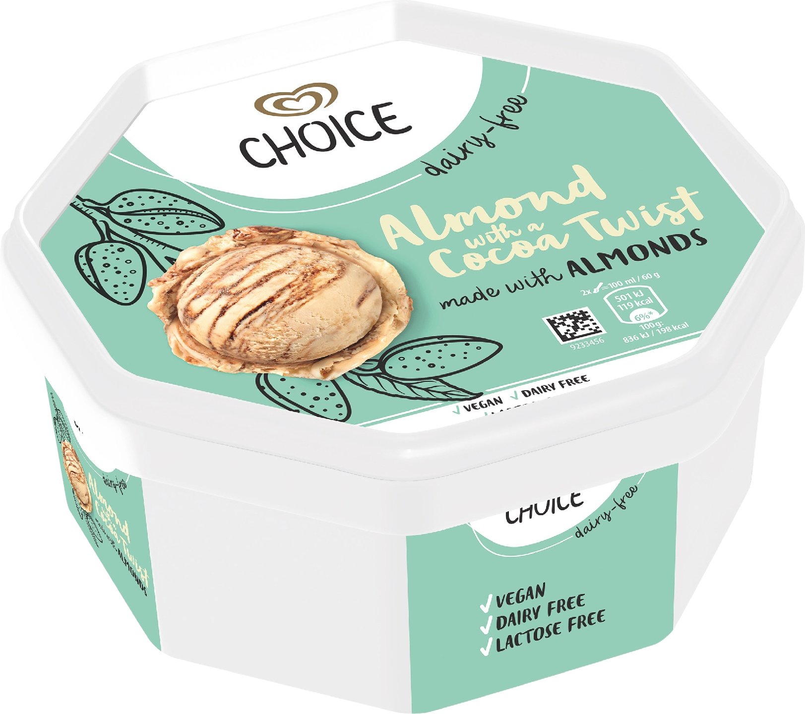 Choice 750ml Almond with cocoa | K-Ruoka Verkkokauppa