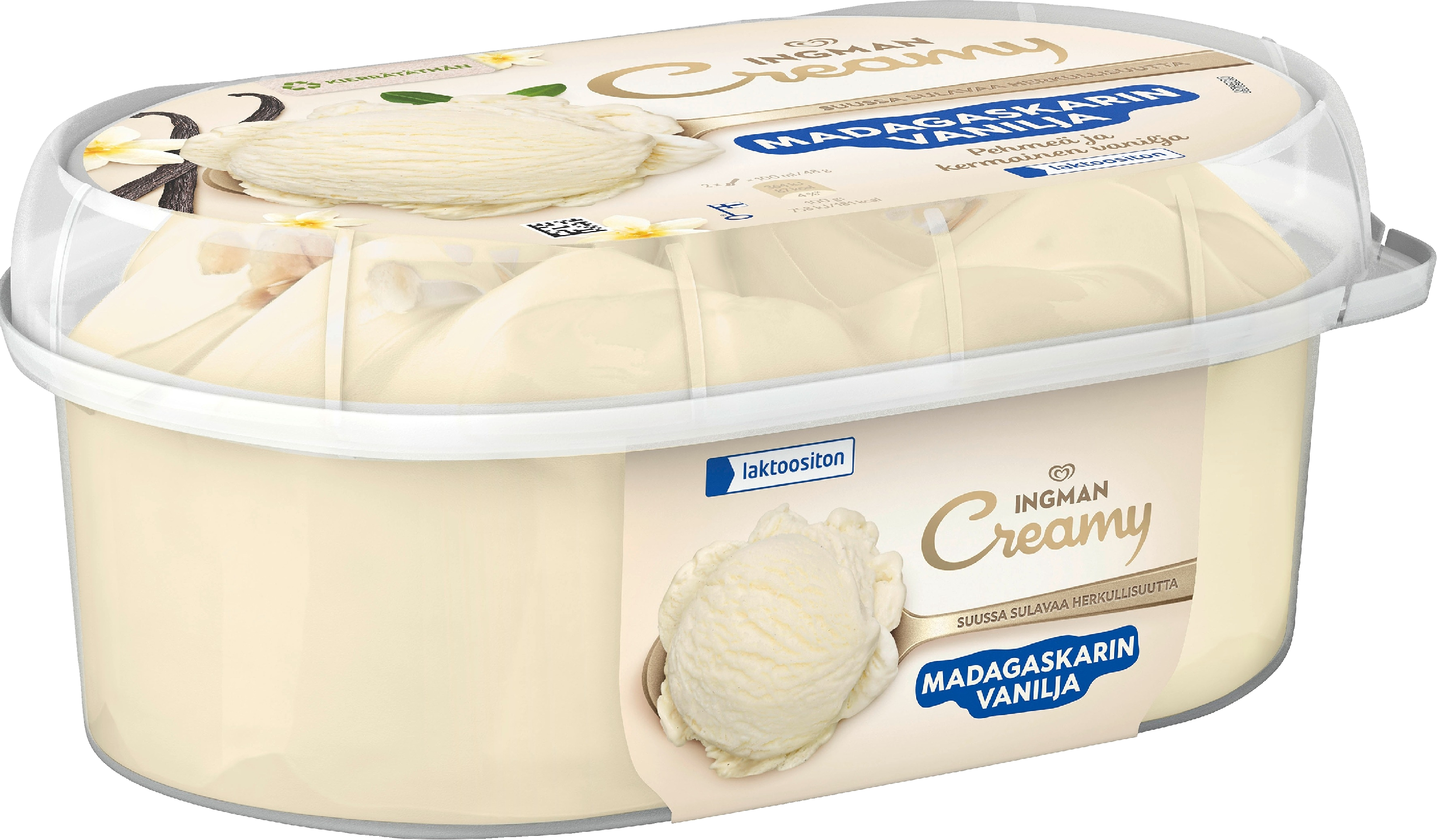 Ingman Creamy 850ml Vanilja laktoositon