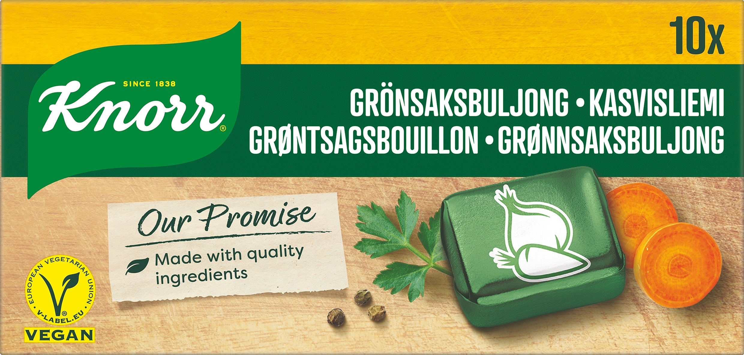 Knorr kasvisliemikuutio 10x10g