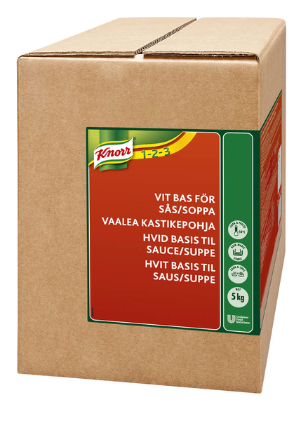 Knorr Vaalea kastikepohja kylmävalmistus 2x2,5kg/62,5l