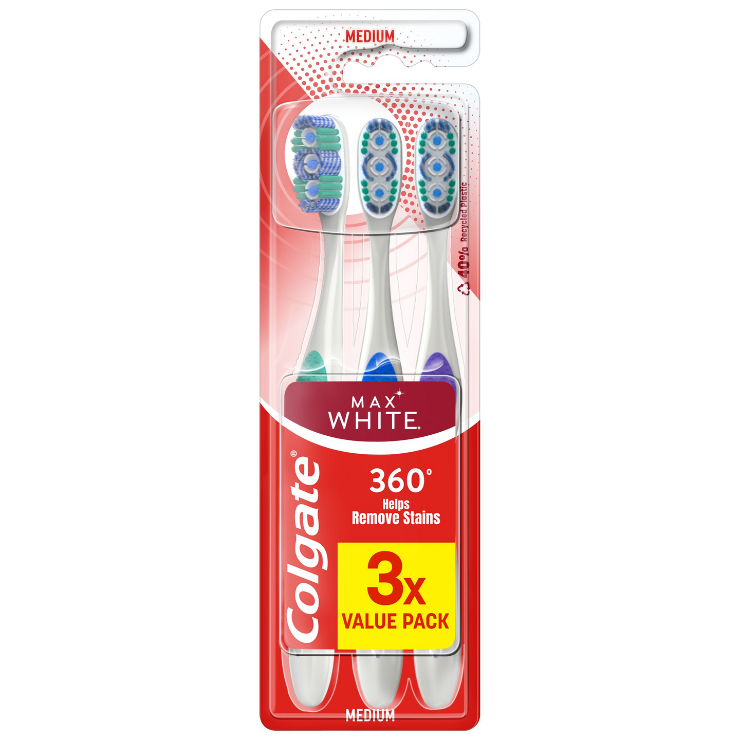 Colgate Max White hammasharja 3kpl medium