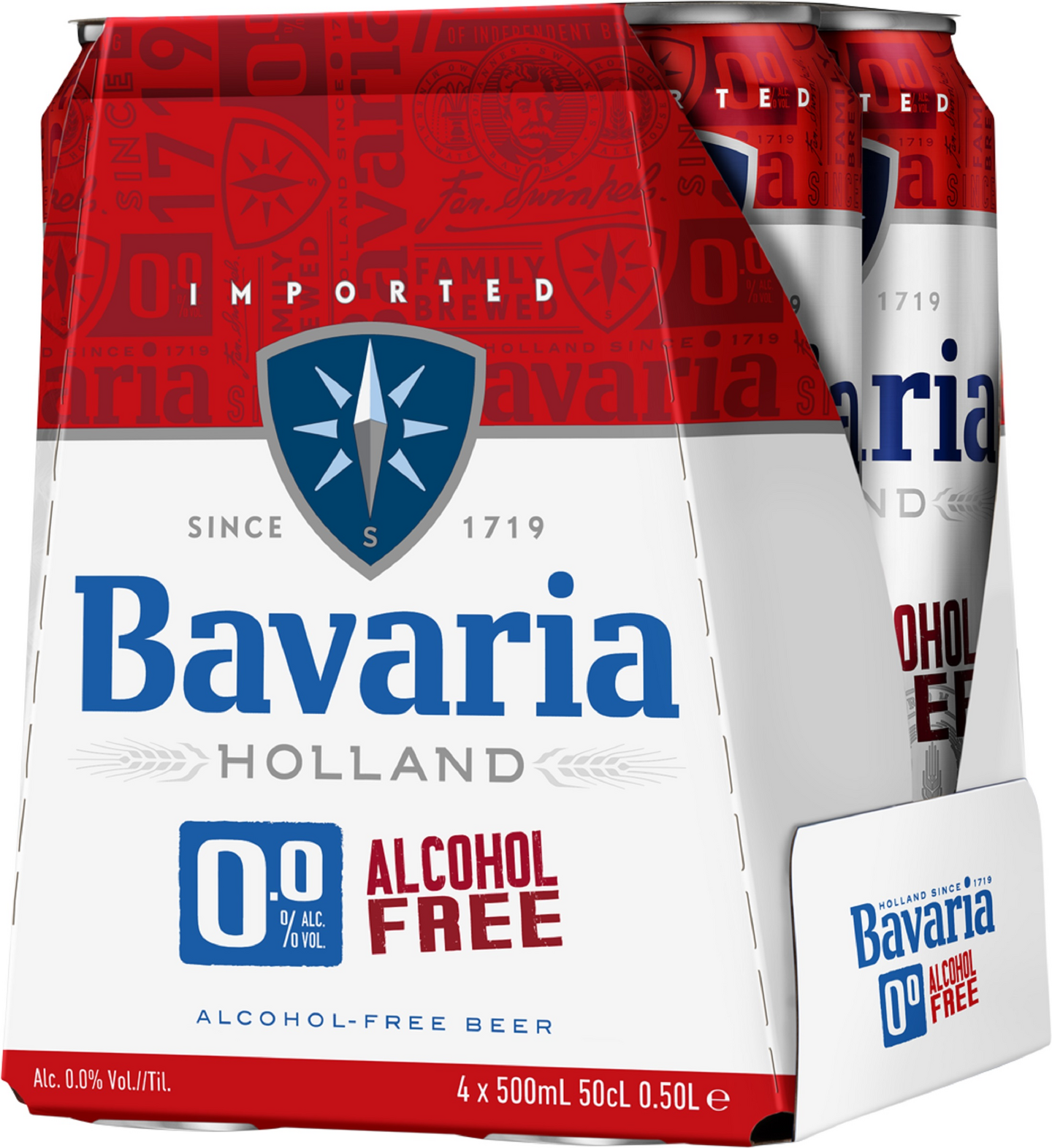 Bavaria Premium Original Alkoholiton olut 4-pack DOLLY