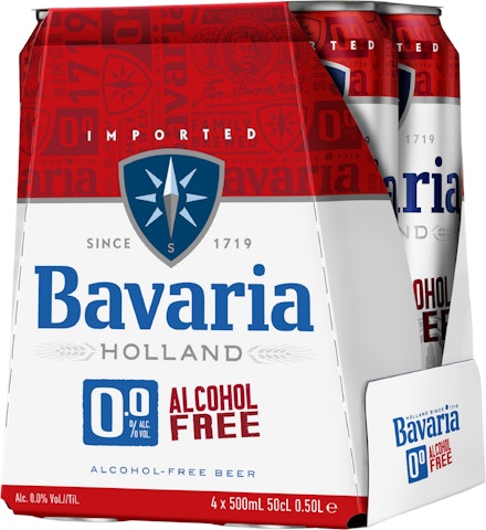 Bavaria Premium Original alkoholiton olut 0,0% 4-pack