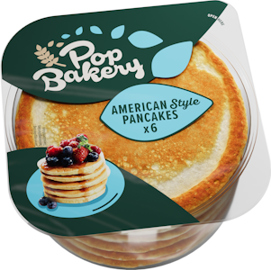 POP Bakery amerikkalaistyyliset pannukakut 240g