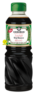 Kikkoman Less salt soijakastike 480ml