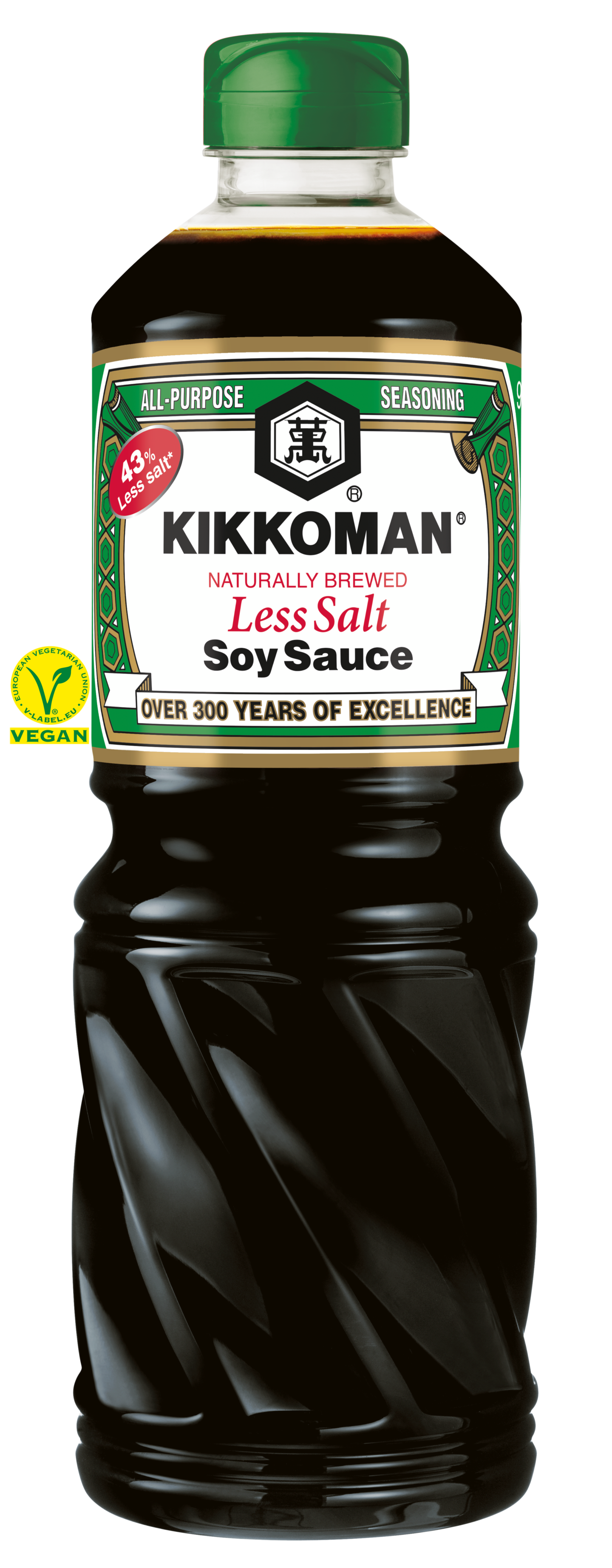 Kikkoman Less salt soijakastike 975ml