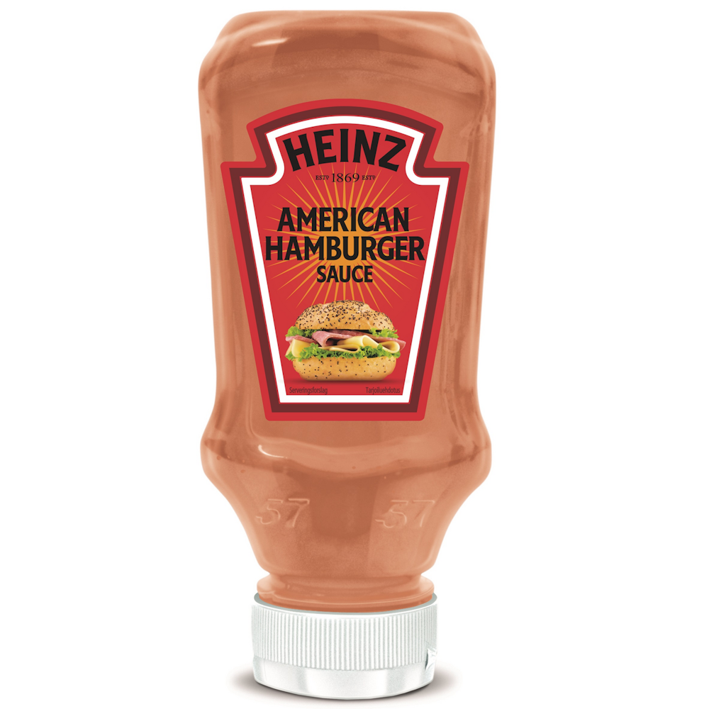 Heinz American burger kastike 220ml — HoReCa-tukku Kespro