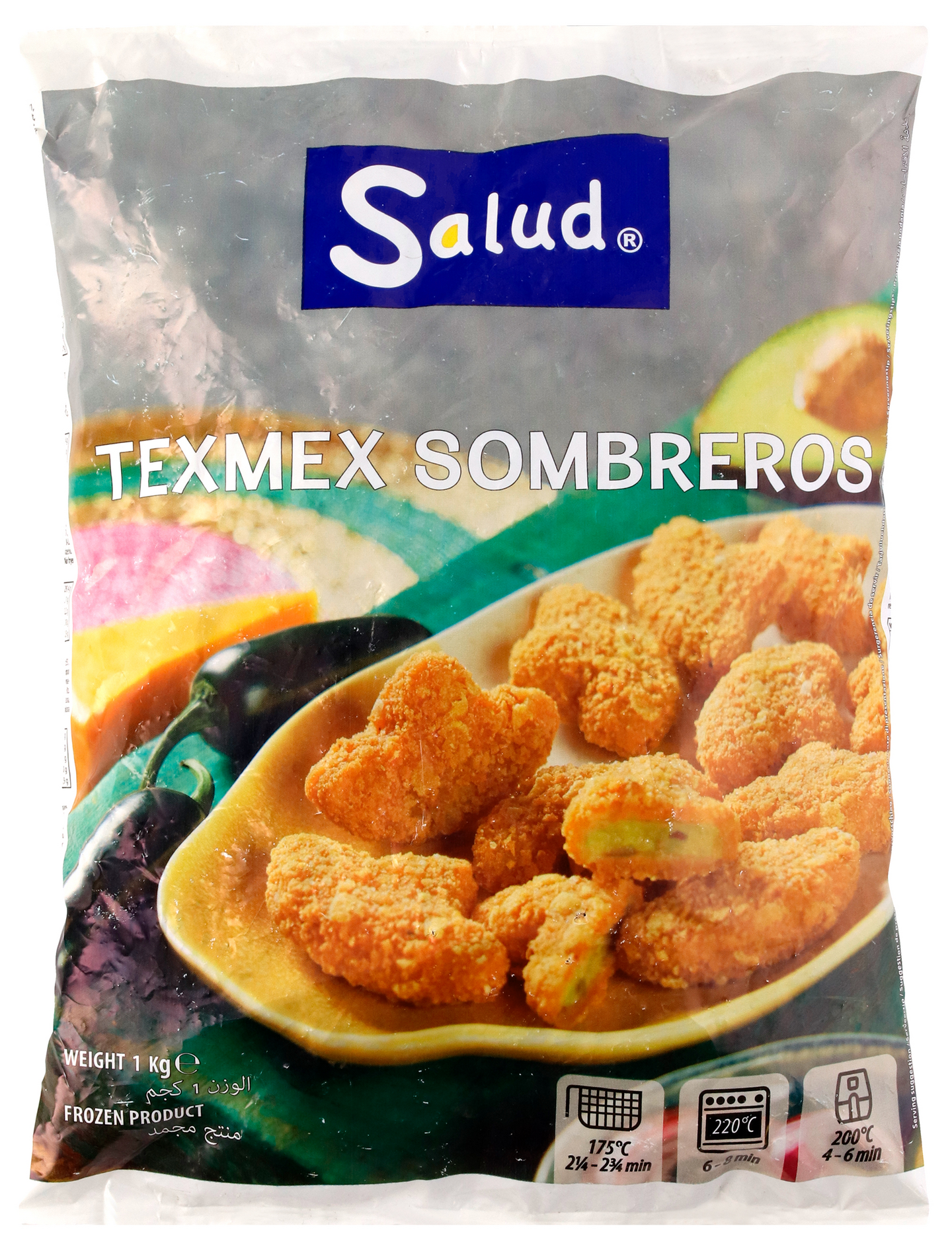 Salud TexMex sombreros 1kg pakaste