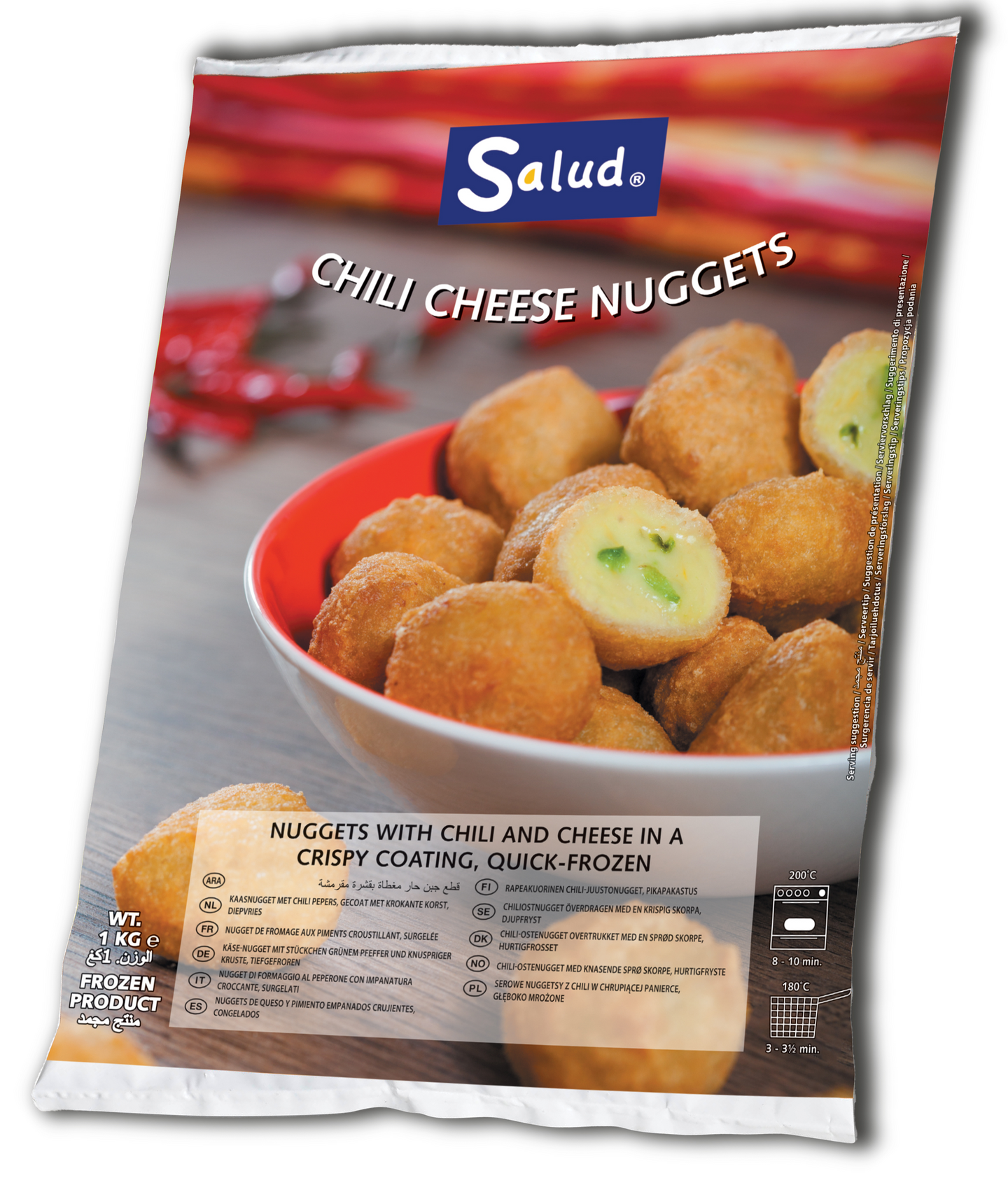 Salud Chili cheese nuggets 1kg pakaste