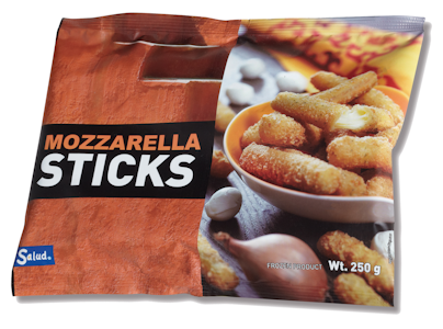 Salud mozzarella sticks 250g