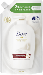 Dove saippuatäyttöpussi 500ml Nourishing Silk