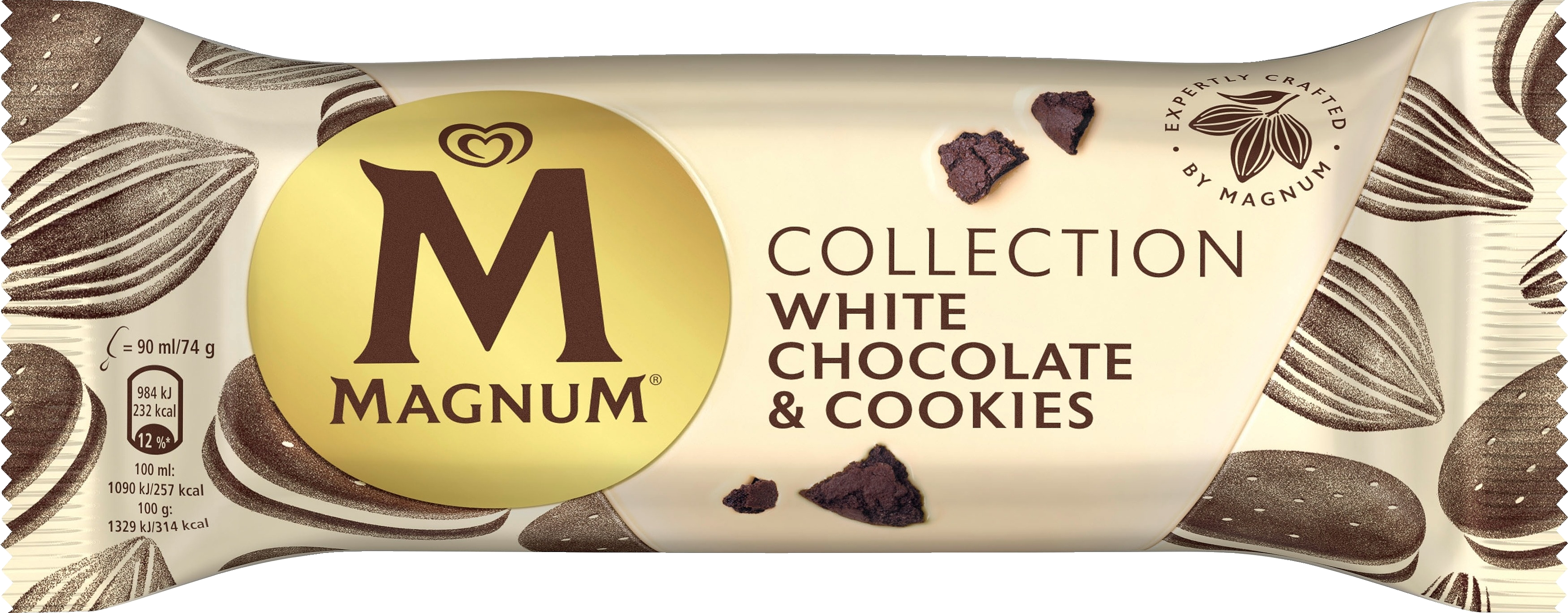 Magnum White Chocolate & Cookies 78g