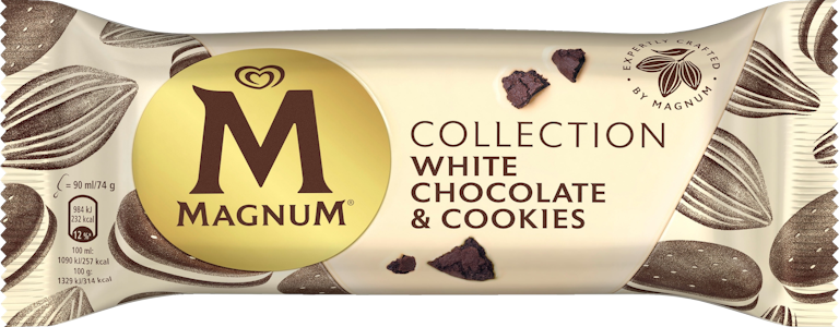 Magnum White Chocolate & Cookies 78g