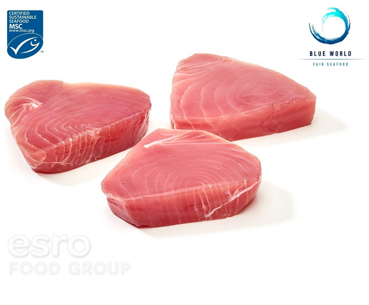 Blue World Seafood tonnikalapihvi 140-160g/5kg MSC pakaste