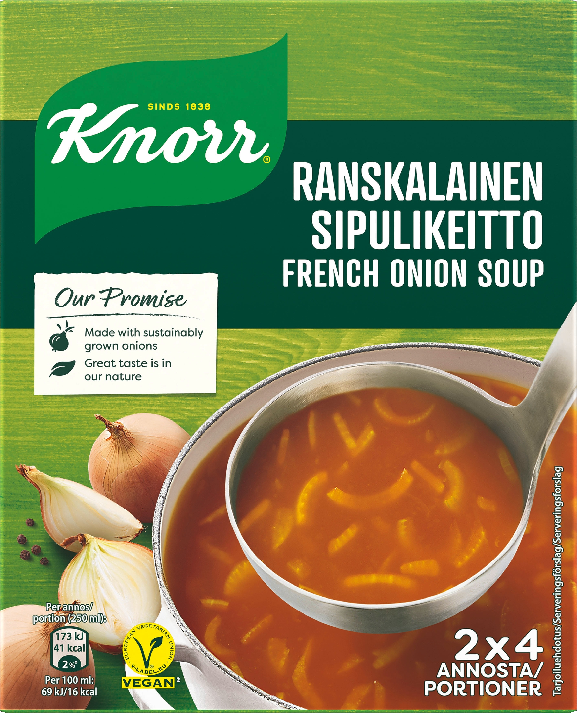 Knorr ranskalainen sipulikeitto 2x52g PUOLILAVA