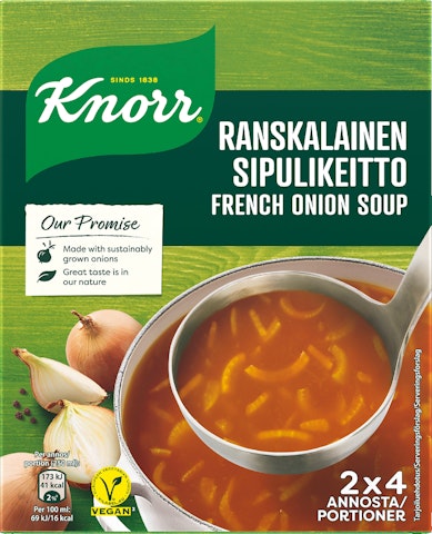 Knorr Ranskalainen Sipulikeitto keittoainekset 2 x 52 g