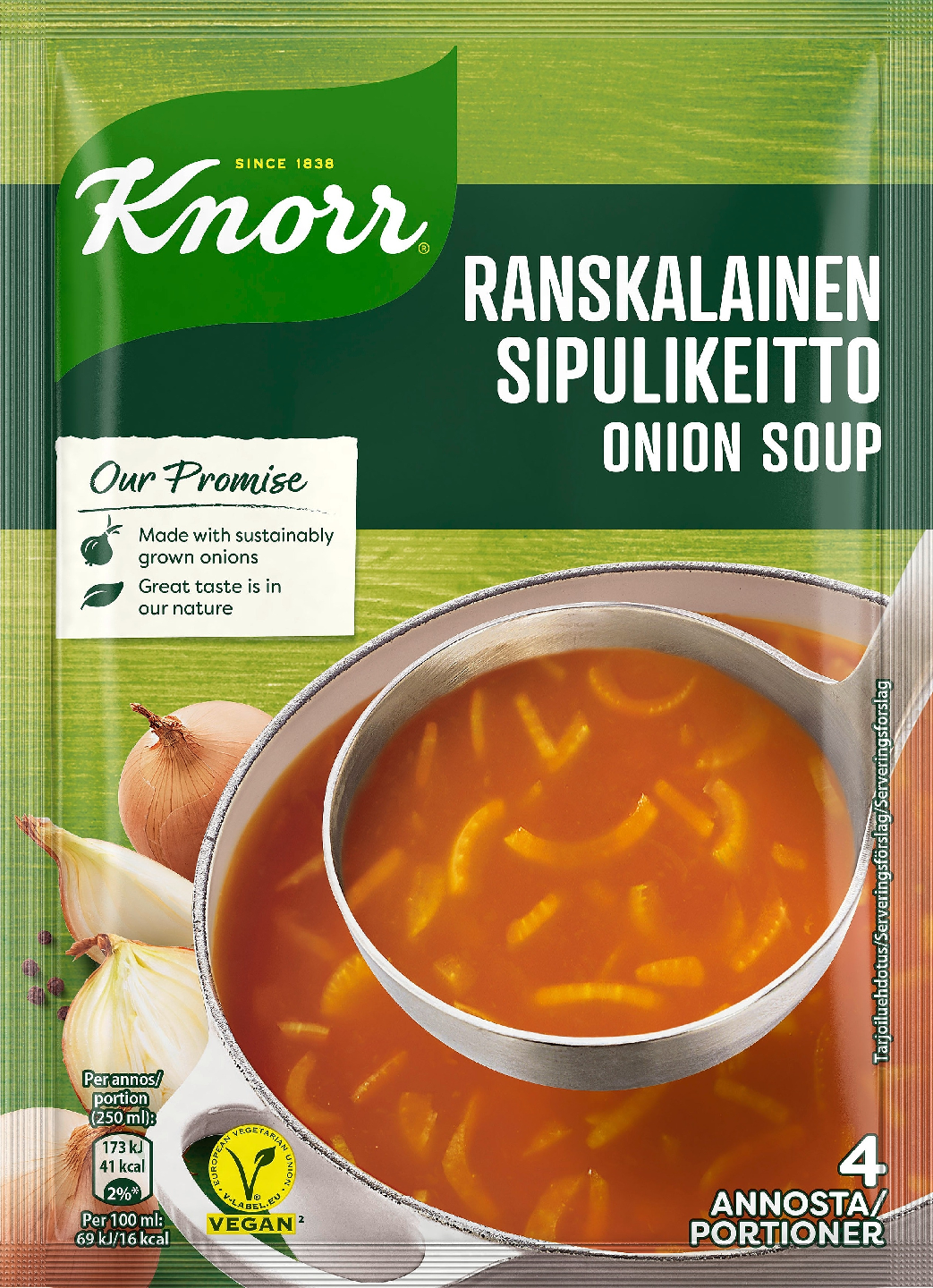 Knorr Ranskalainen sipulikeitto 52g 216kpl disp