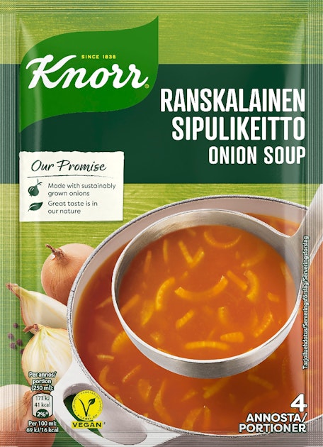Knorr Ranskalainen Sipulikeitto keittoainekset 52 g | K-Ruoka Verkkokauppa