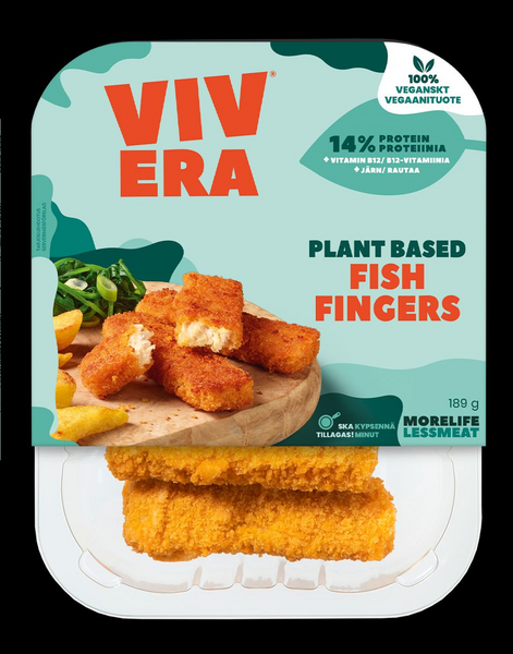 Vivera plant based fish fingers 189g