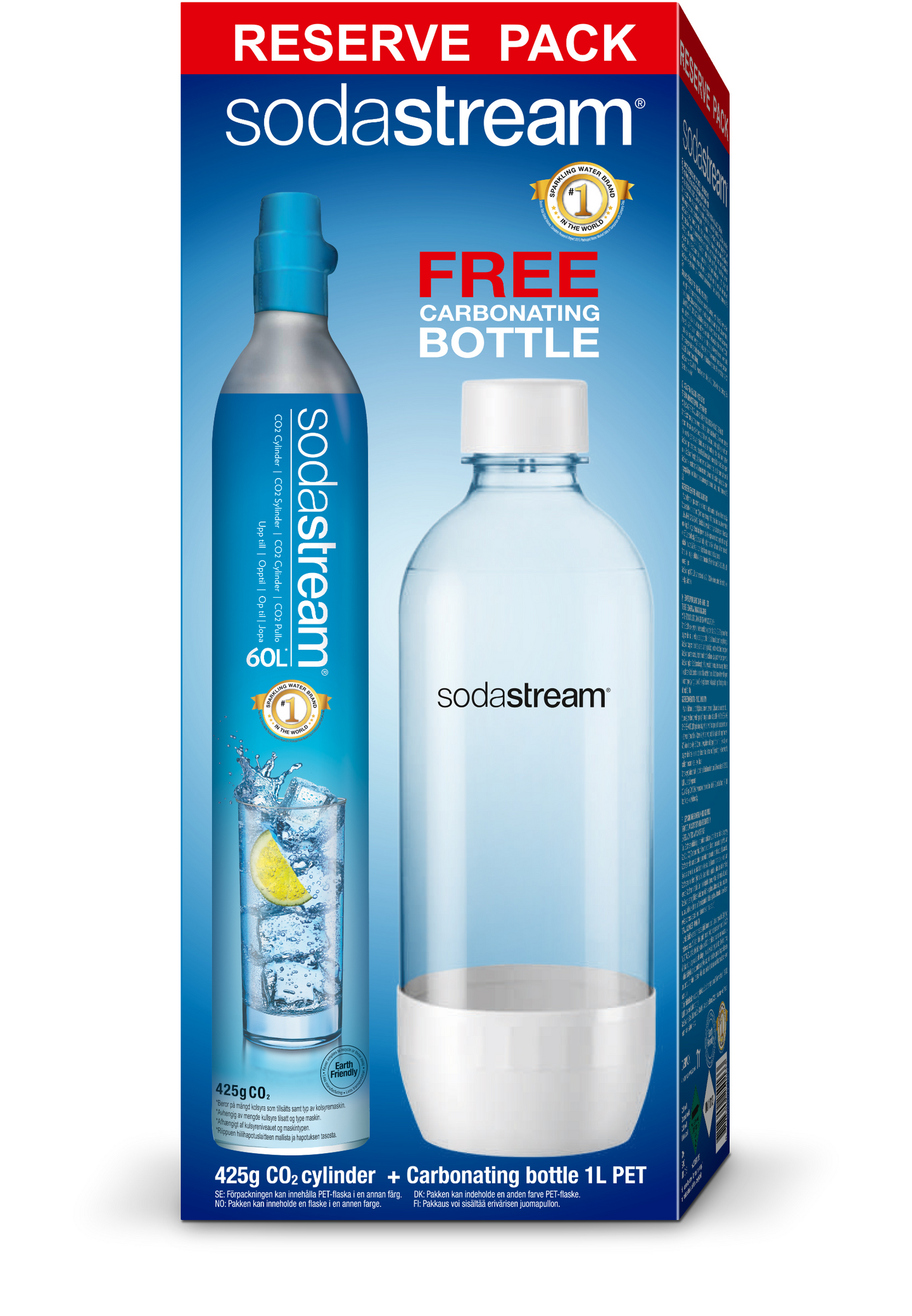 Sodastream extrakaasu+pullo promopak