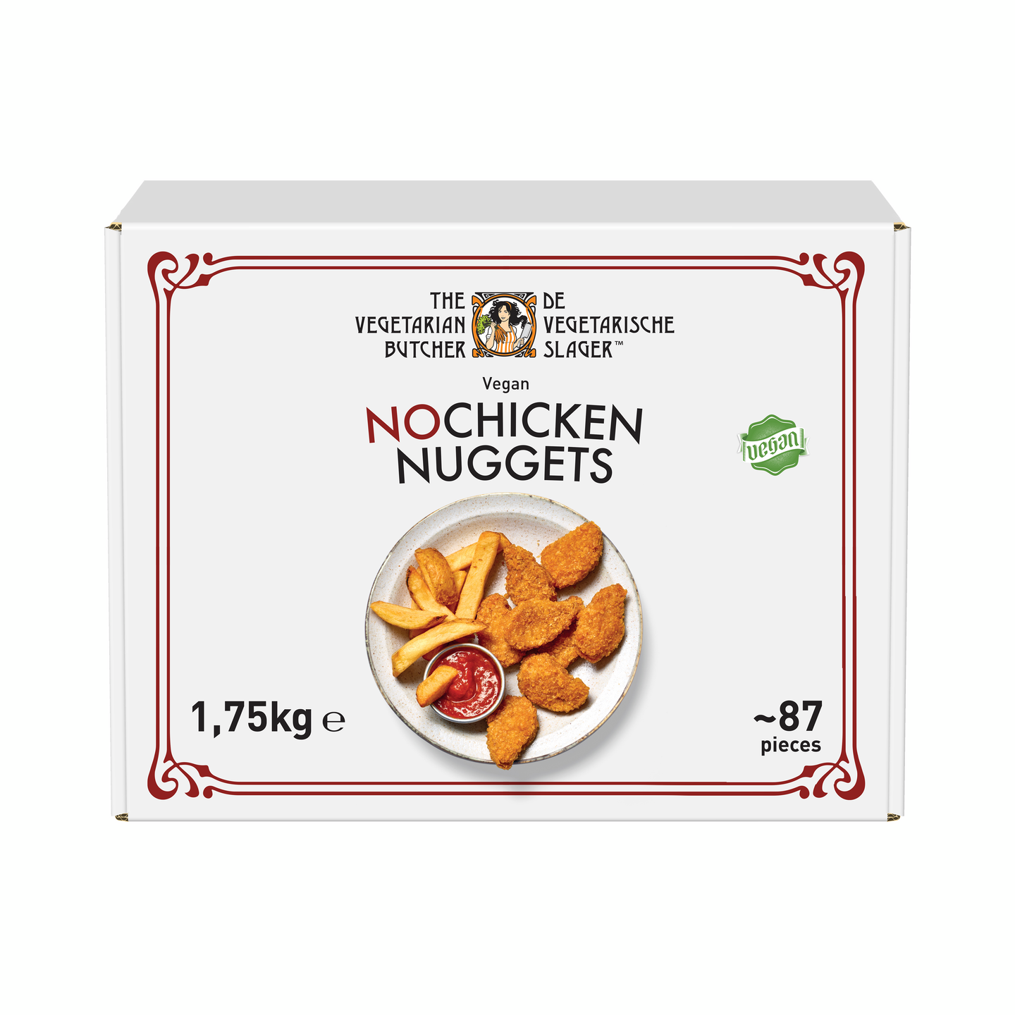 The Vegetarian Butcher NoChicken Vegaaniset soijapohjaiset nuggetit 1,75kg pakaste