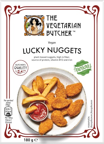 The Vegetarian Butcher vegan lucky nuggets 180g pakaste