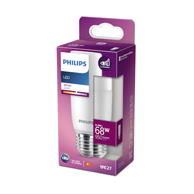 Philips LED tuubi E27 950lm opal 3000K