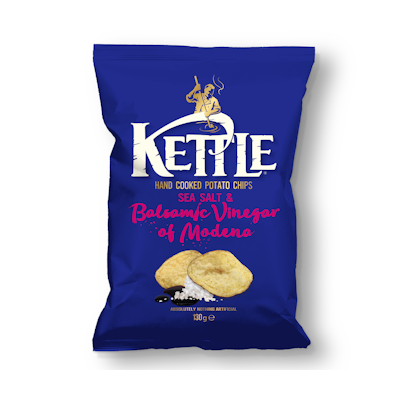 Kettle Chips 130g merisuola balsamiviinietikka perunalastut