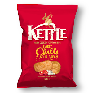 Kettle Chips 130g sweet chilli-kermaviili perunalastut