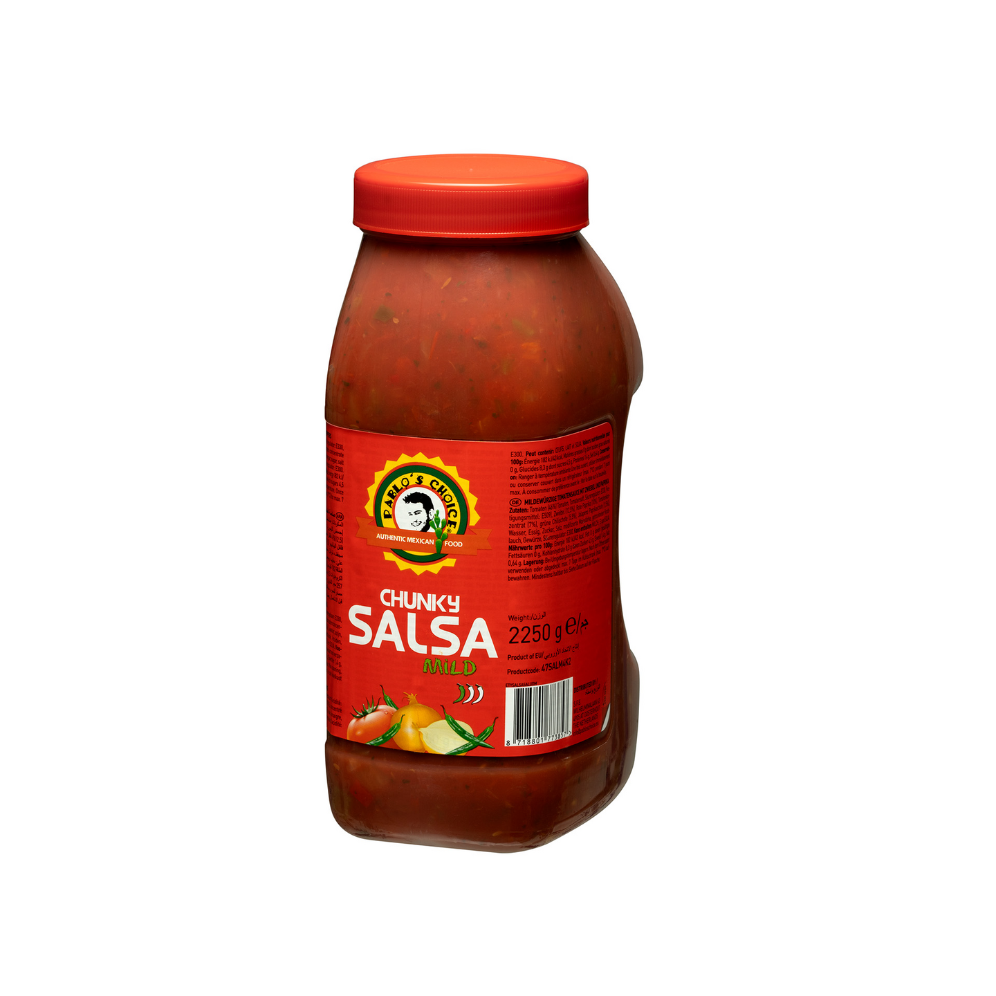 Pablos Choice Chunky salsa mild 2,25kg
