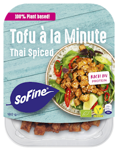 SoFine 180g Marinoidut Thai maustettu Luomu Tofupalat