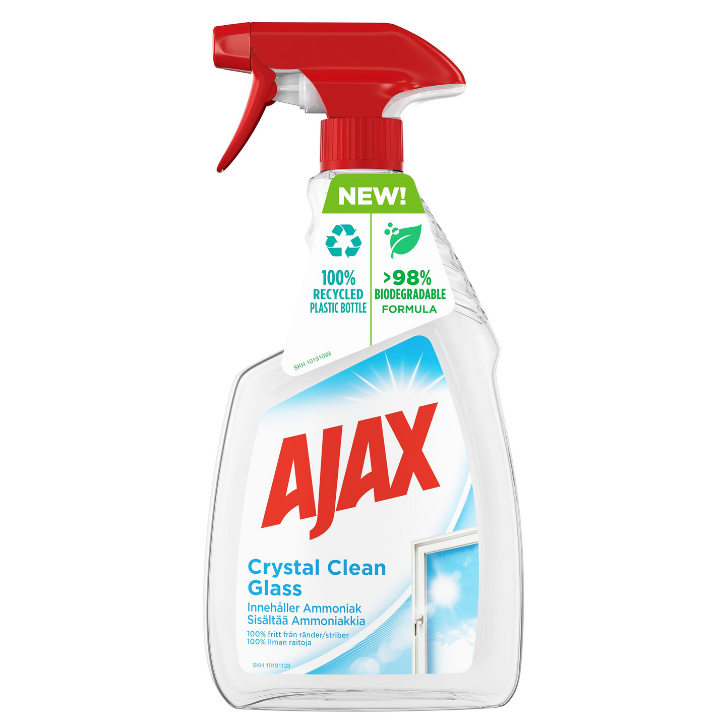 Ajax Crystal Clean lasinpuhdistusspray 750ml