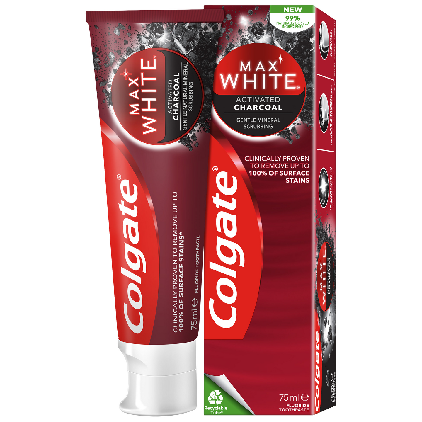 Colgate Max White Charcoal Whitening Toothpaste