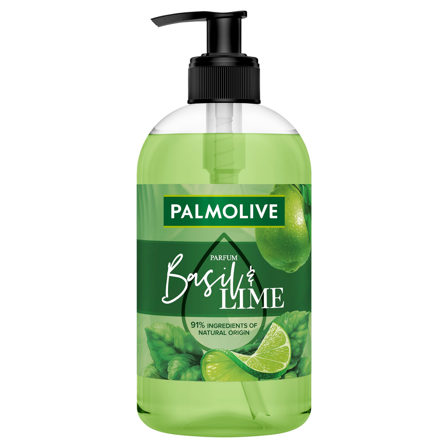 Palmolive nestesaippua 500ml Parfum Basil & Lime