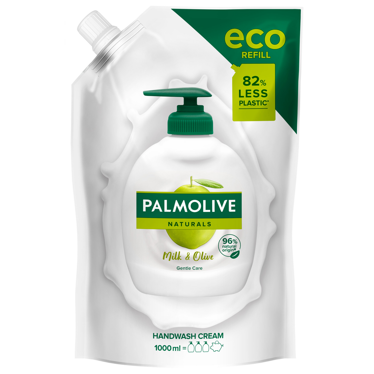 Palmolive Naturals Olive & Milk nestesaippua täyttöpussi 1000ml