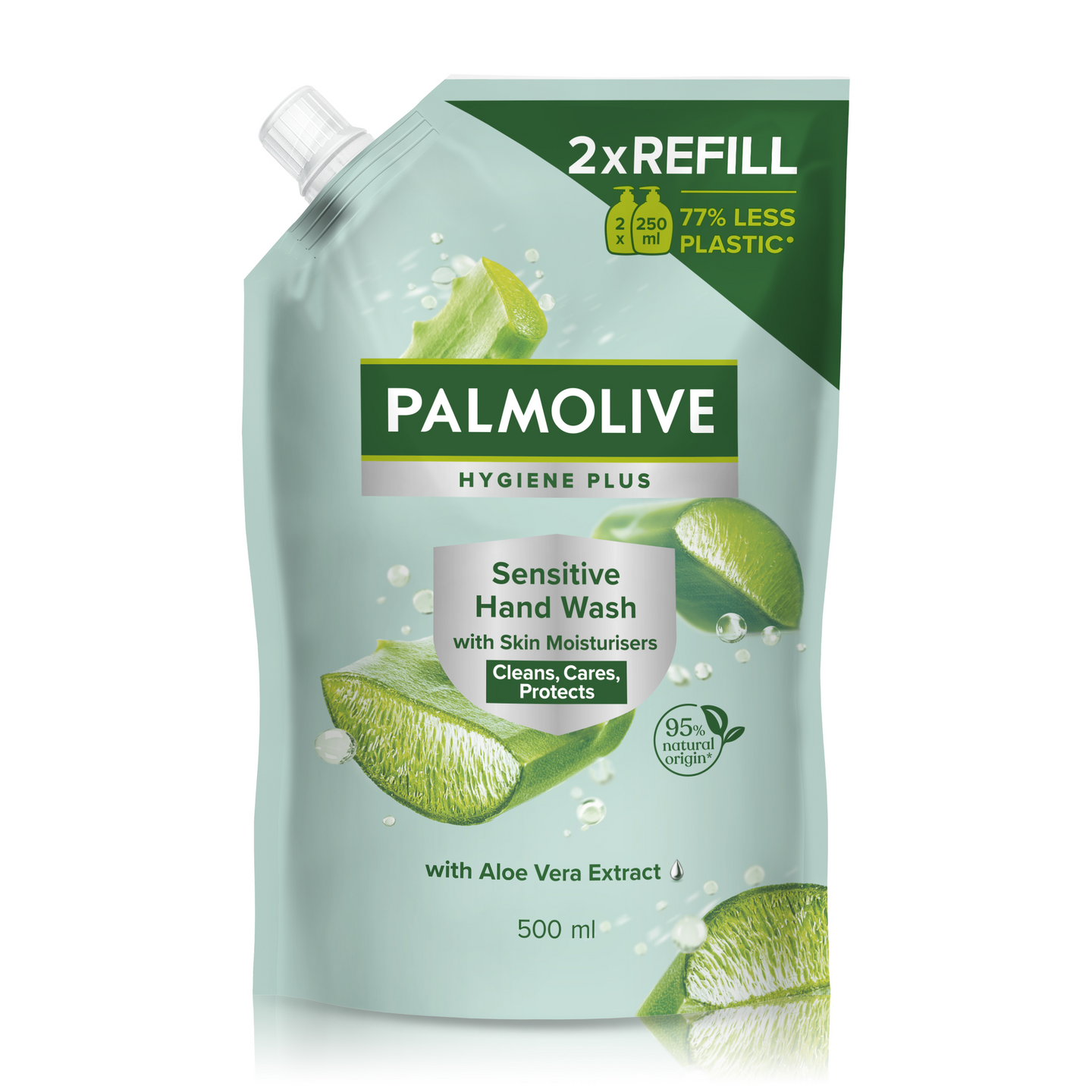 Palmolive Hygiene Plus Sensitive nestesaippua täyttöpussi 500ml