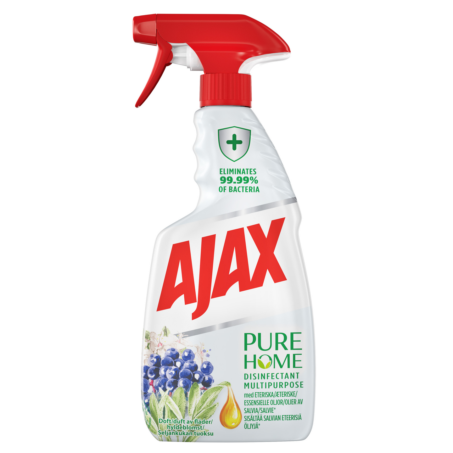 Ajax Pure Home puhdistusspray 500ml Eldenflower