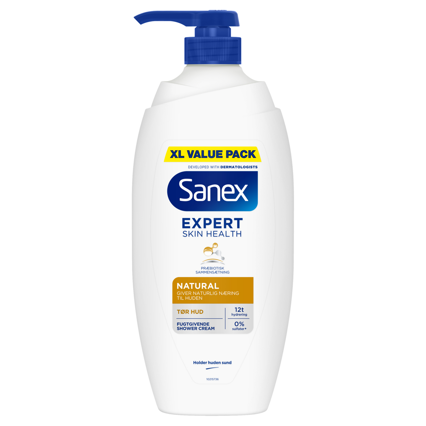 Sanex suihkusaippua 750ml Natural kuivalle iholle
