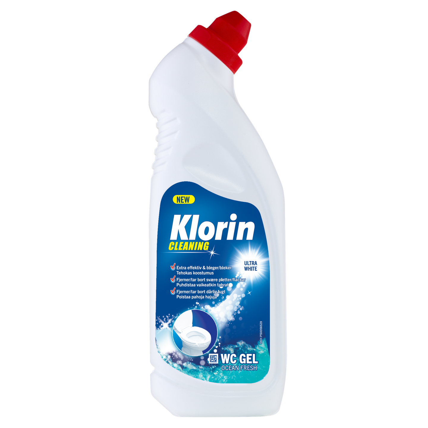 Klorin Cleaning Ocean Fresh wc-geeli 750ml