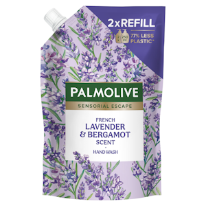 Palmolive Sensorial Escape Lavender & Bergamot nestesaippua täyttöpussi 500ml