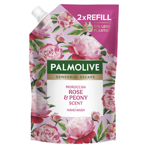 Palmolive Sensorial Escape Rose & Peony nestesaippua täyttöpussi 500ml