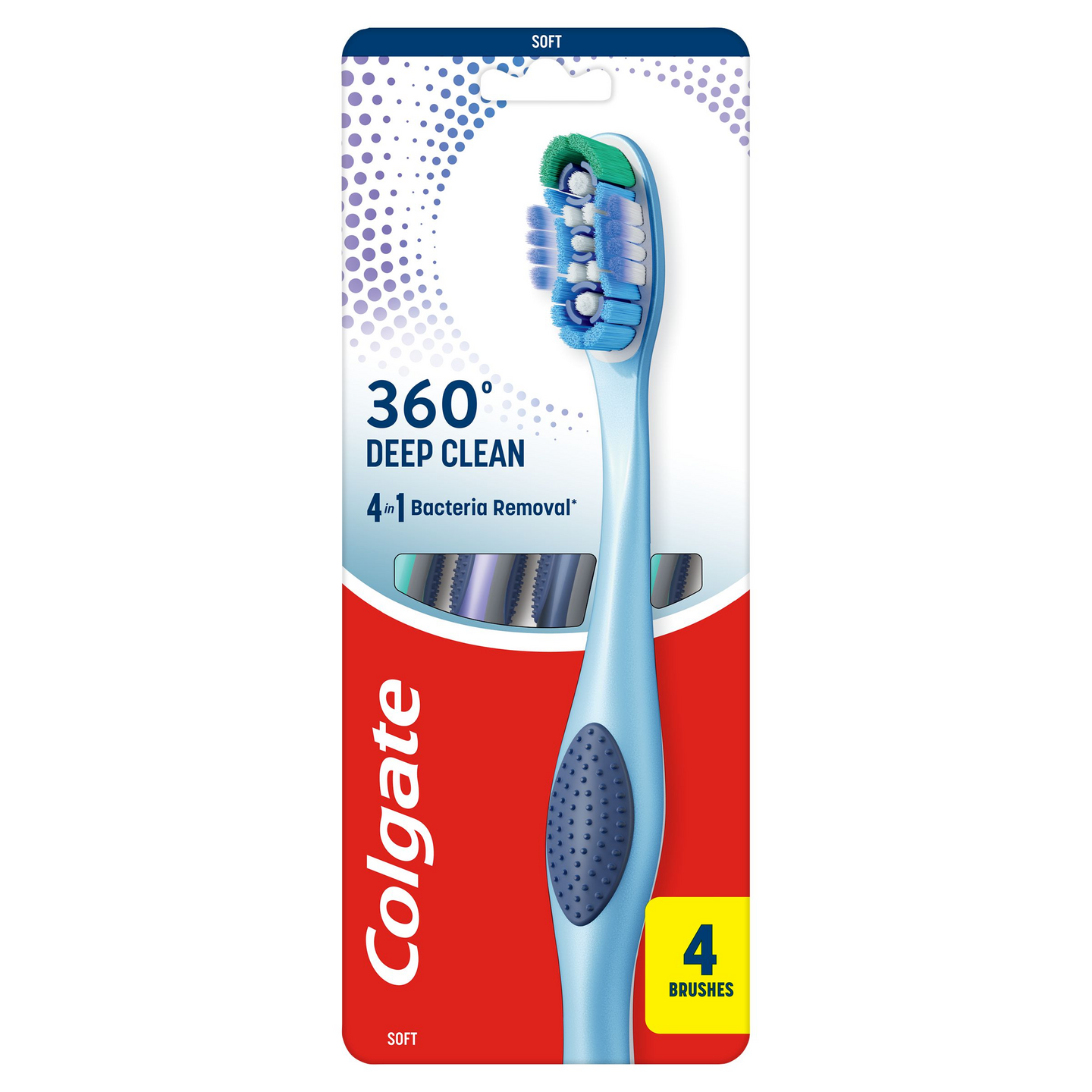 Colgate 360 Soft 4-pack hammasharja