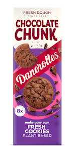 Danerolles Cookiedough Chocolate Chunck paistovalmis keksitaikina 240g