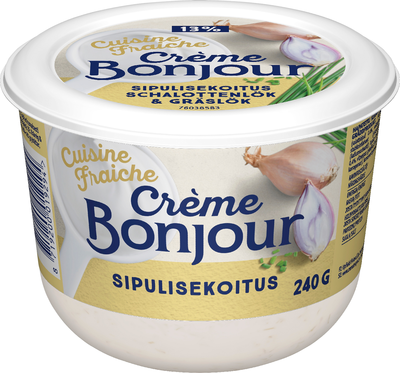 Creme Bonjour Cuisine fraiche 240g sipulisekoitus