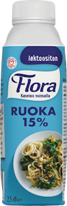 Flora Ruoka 15% 2,5dl laktoositon